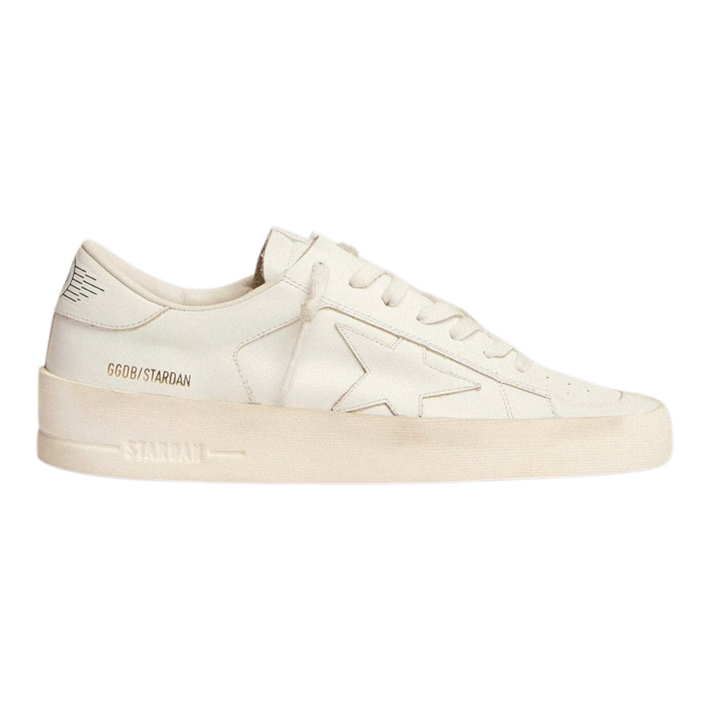 Golden Goose Super-Star Stardan in total white leather(Men's)