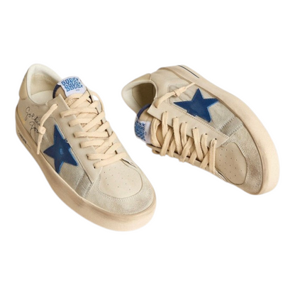 Golden Goose Super-Star Stardan 'Ivory Blue Star'(Men's)