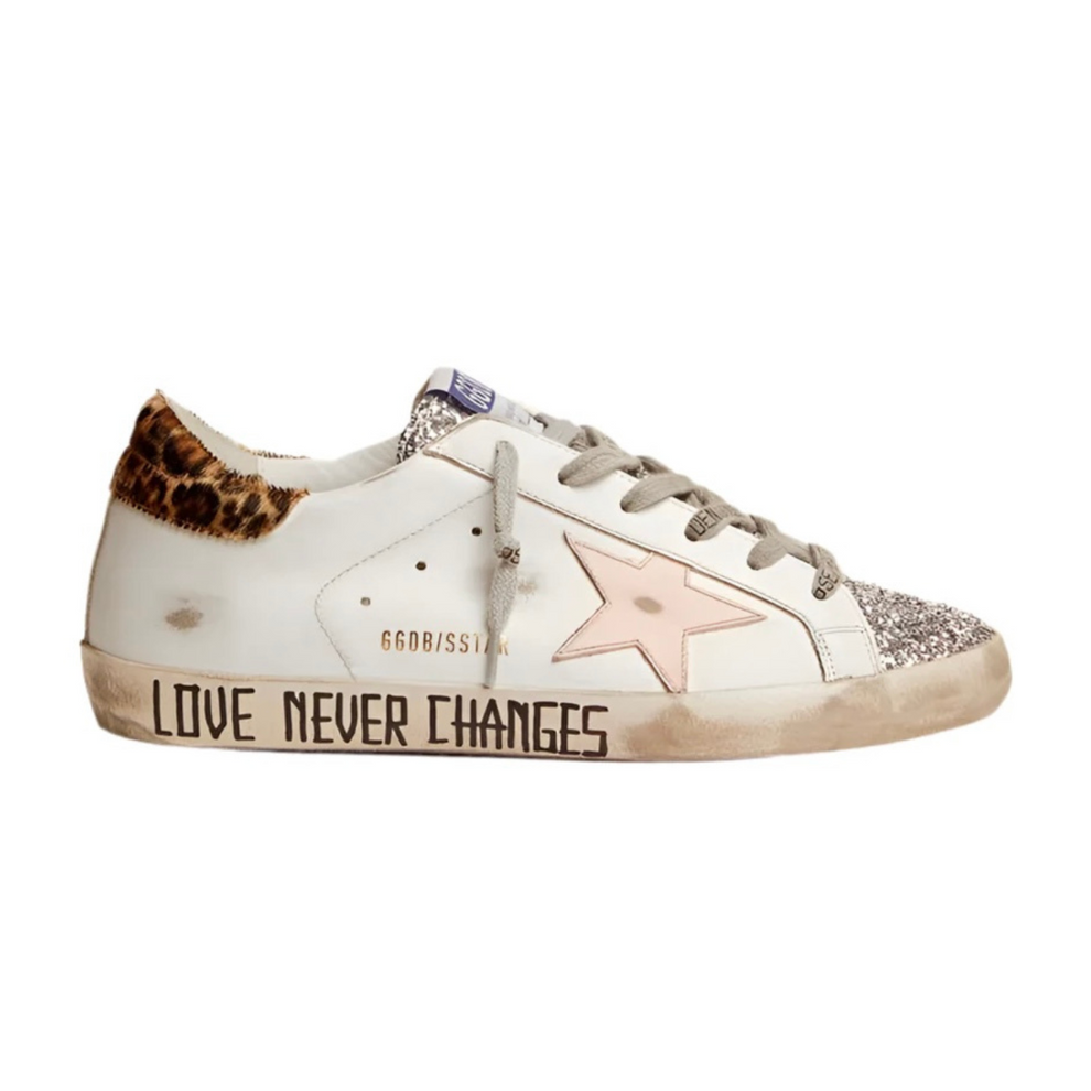 Golden Goose Lace-up flat- bottomed casual round- toed board (Women's)