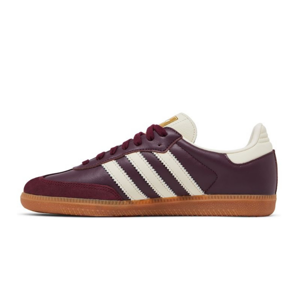 Adidas Samba OG Maroon Gold Metallic