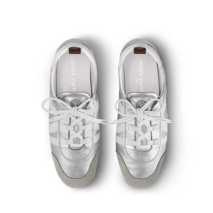Louis Vuitton LV Sneakerina Metallic grained calf leather