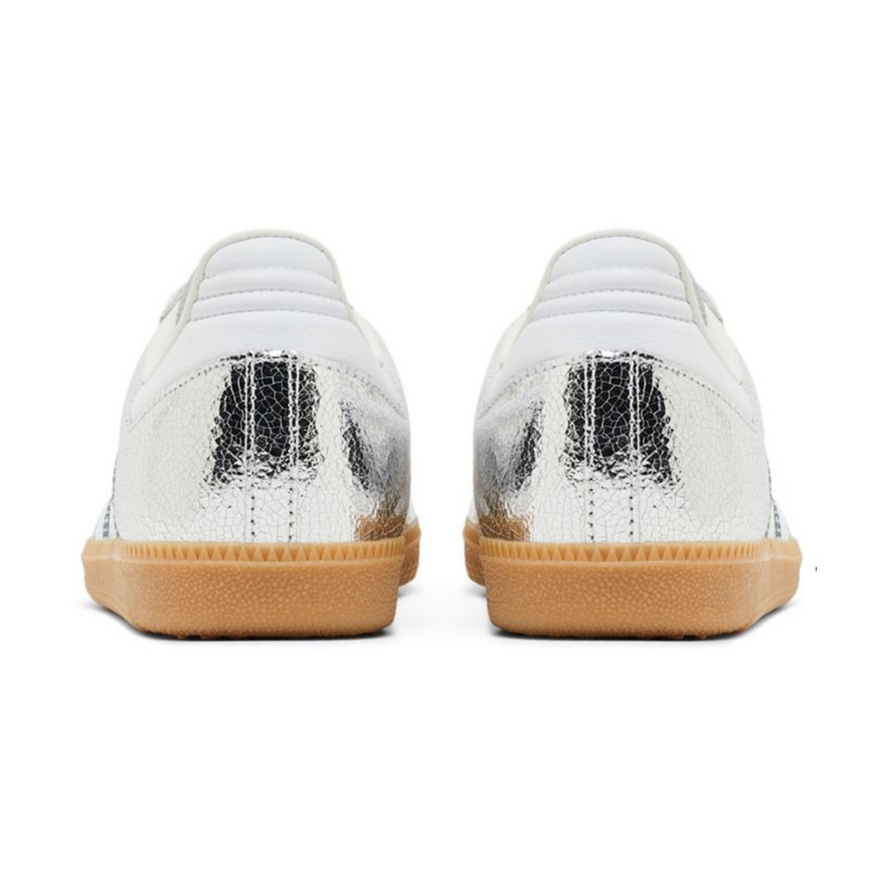Adidas Samba OG "Silver Metallic Cracked Leather