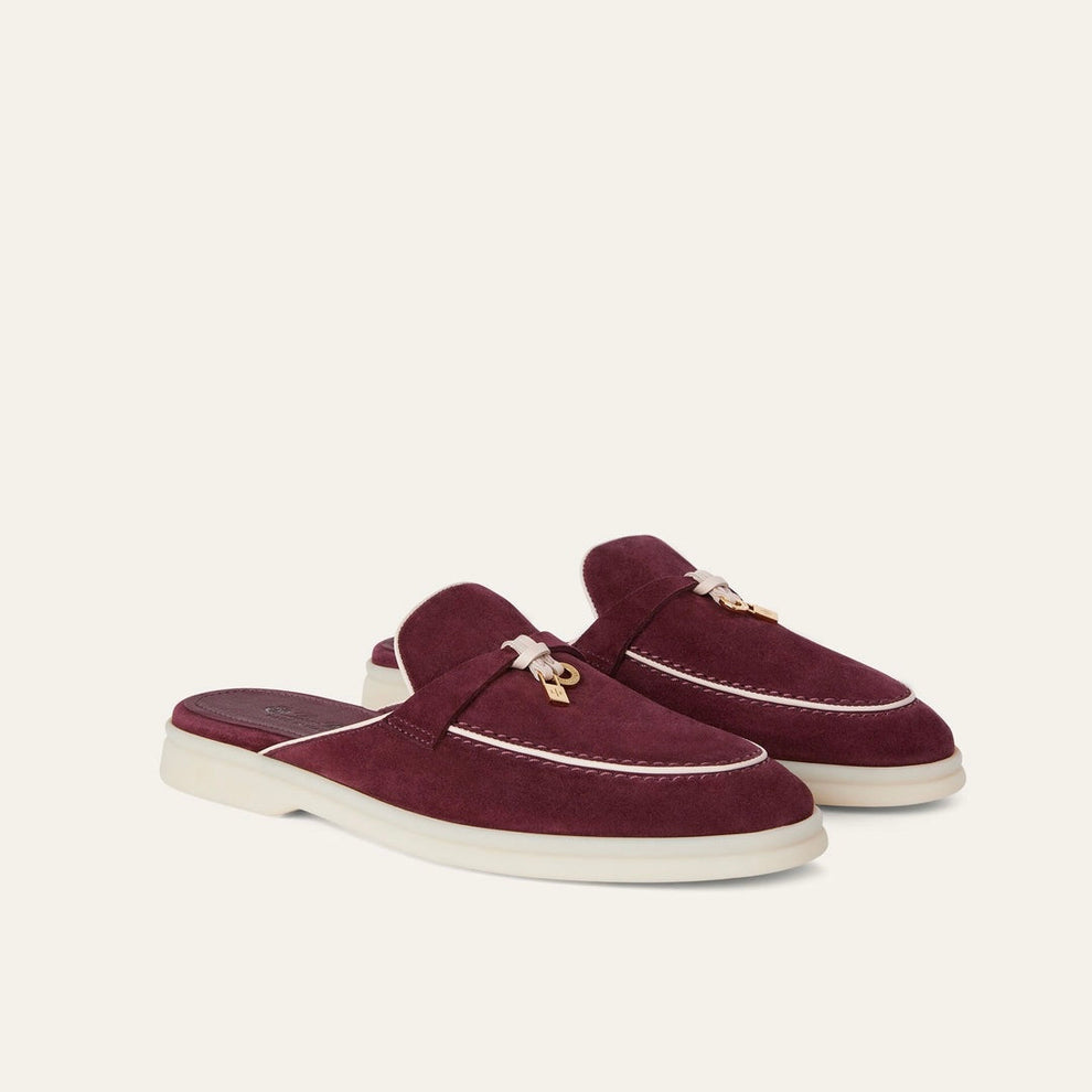 Loro piana Summer Charms Walk Loafer 'burgundy'