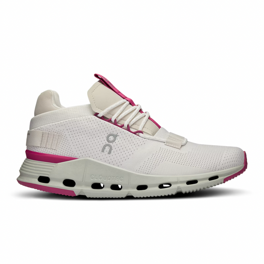 On Running Cloudnova Undyed/White/Carnation