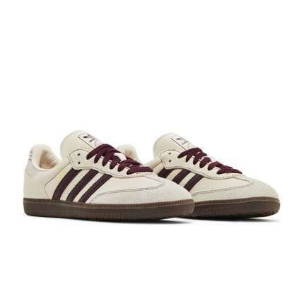Adidas Samba OG Wonder White Maroon