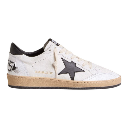 Golden Goose Ball Star in nappa with black star and black heel tab(Men)