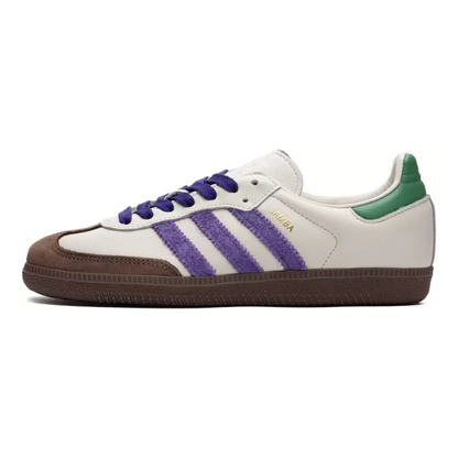 Adidas Samba OG - Off White Core Purple Green Brown
