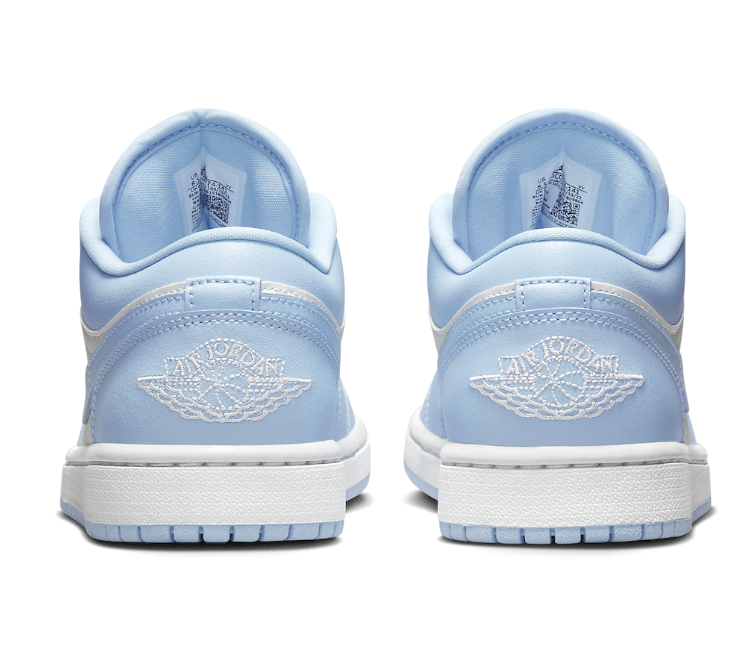WOMEN'S NIKE AIR JORDAN 1 LOW (WHITE/ICE BLUE)