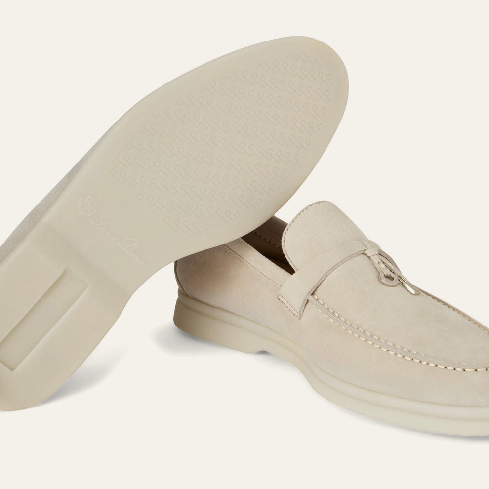 Loro piana Summer Charms Walk Loafer'Powder Pearl