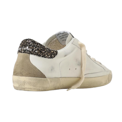 Golden Goose  Superstar 'White Black Croc Glitter