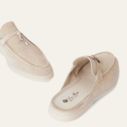 Loro piana Babouche Charms Walk Loafer 'Linen
