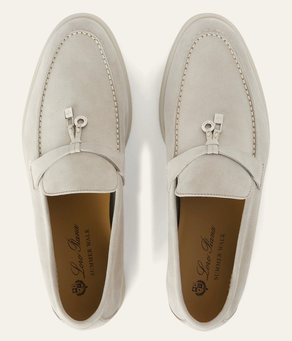 Loro piana Summer Charms Walk Loafer'Powder Pearl