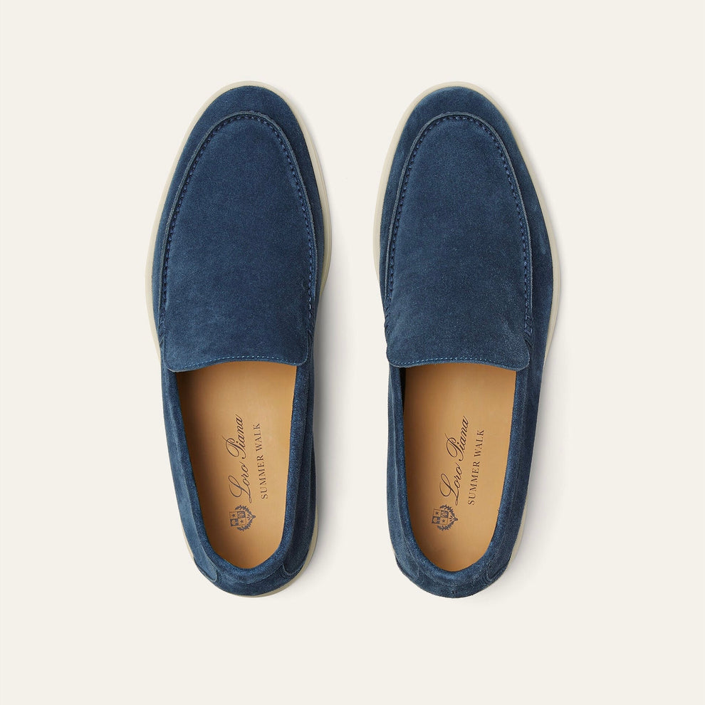Loro Piana Summer Walk Loafer Black Figs (W1CQ)