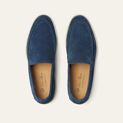 Loro Piana Summer Walk Loafer Black Figs (W1CQ)