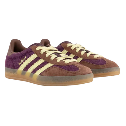 Adidas Gazelle Indoor Maroon Almost Yellow