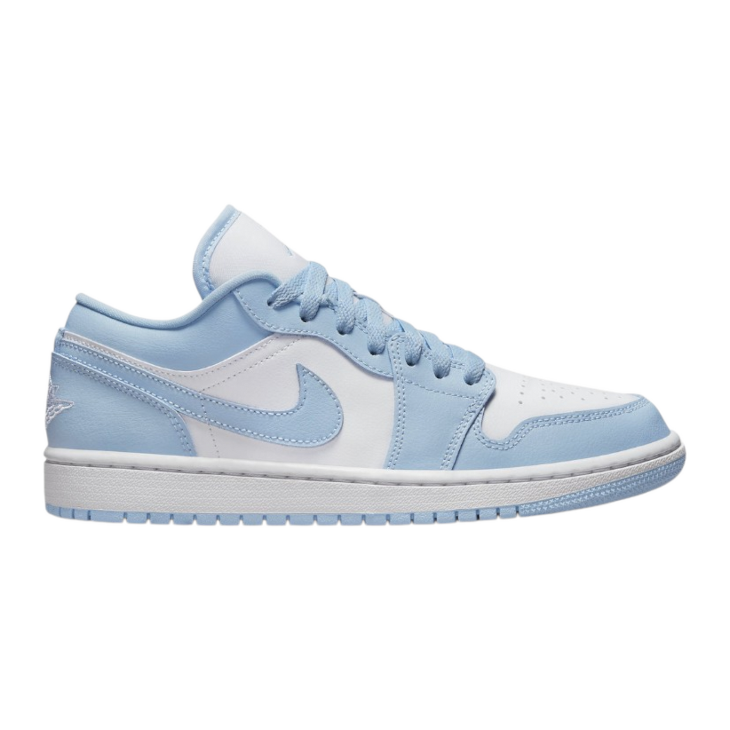 WOMEN'S NIKE AIR JORDAN 1 LOW (WHITE/ICE BLUE)