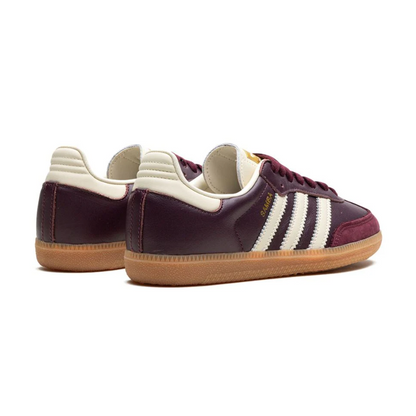 Adidas Samba OG Maroon Gold Metallic
