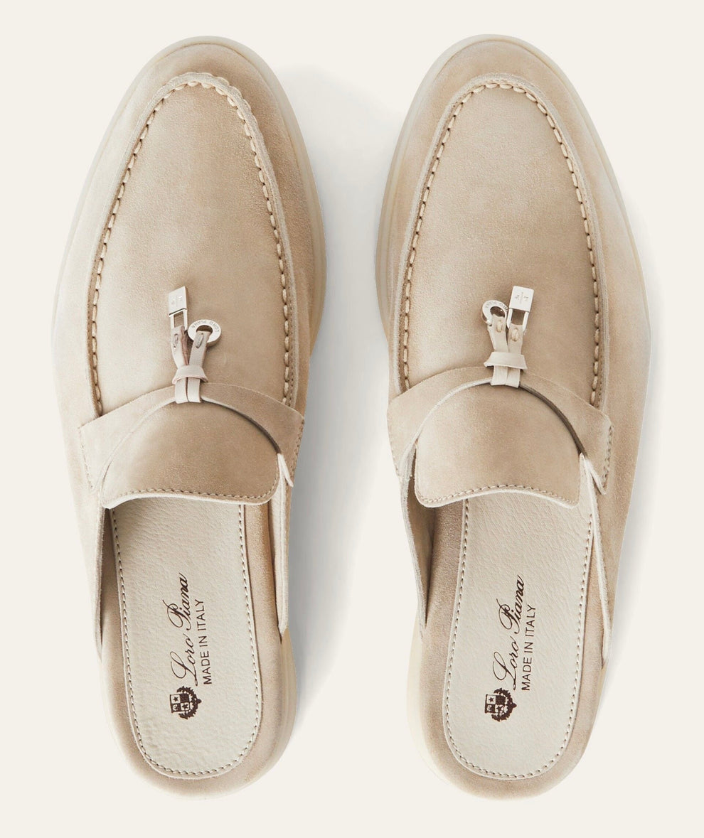 Loro piana Babouche Charms Walk Loafer 'Linen