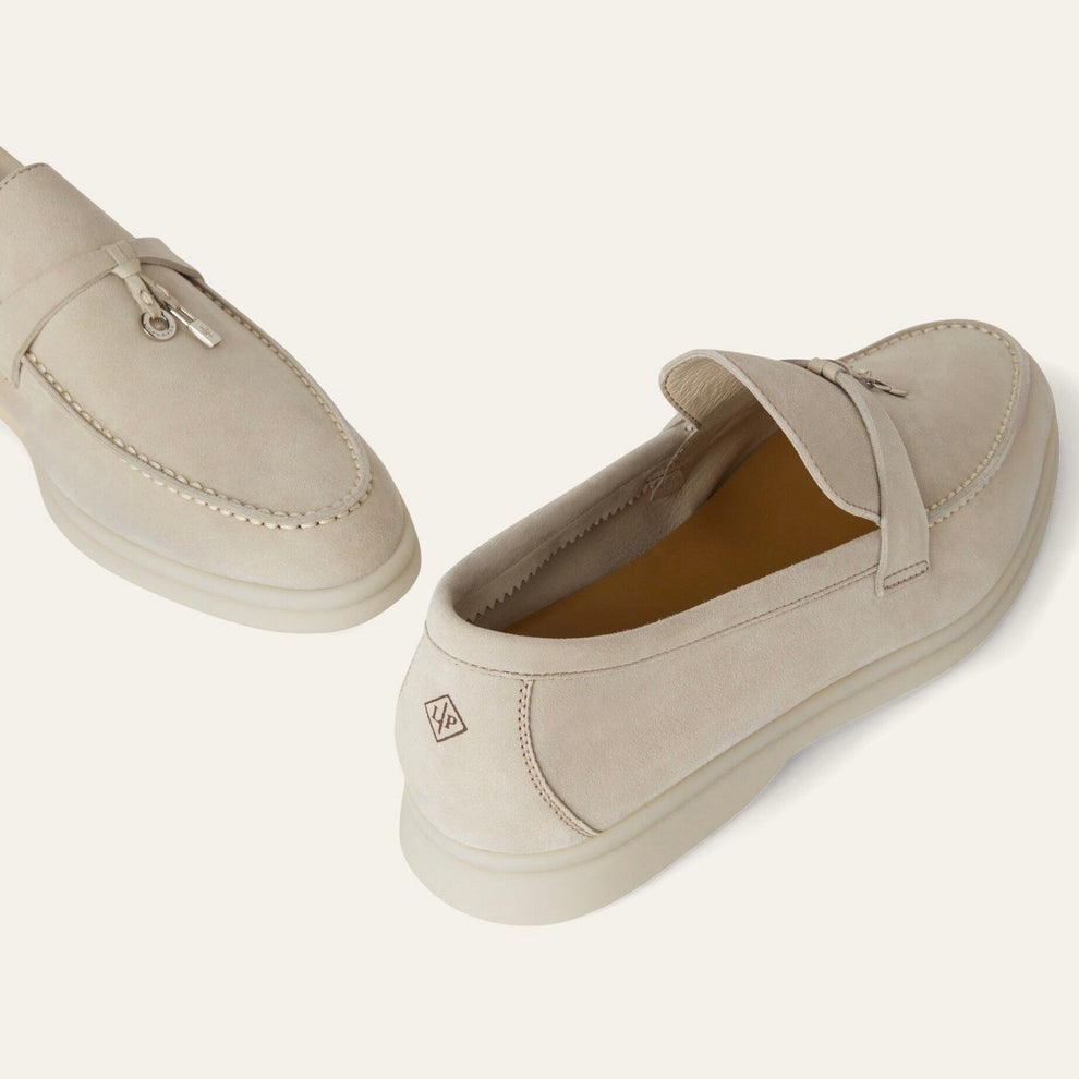 Loro piana Summer Charms Walk Loafer'Powder Pearl