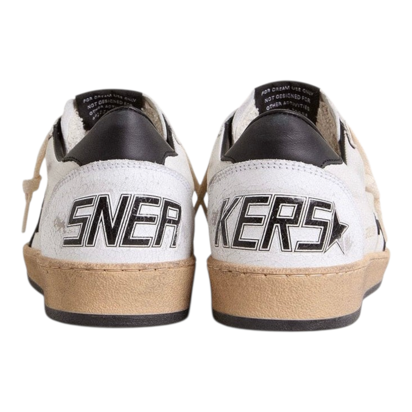 Golden Goose Ball Star in nappa with black star and black heel tab(Men)